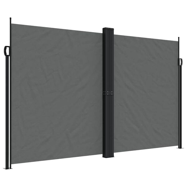 vidaXL Auvent lat&eacute;ral r&eacute;tractable Anthracite 200x1200 cm