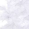 vidaXL Sapin de No&euml;l artificiel d'angle Blanc 150 cm PVC