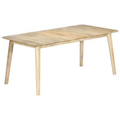 vidaXL Table de salle à manger 180x90x76 cm Bois de manguier massif