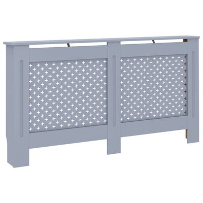 vidaXL Cache-radiateur anthracite 152x19x81,5 cm MDF