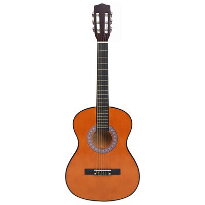 vidaXL Ensemble de guitare classique pour débutants 8 pcs 3/4 36"