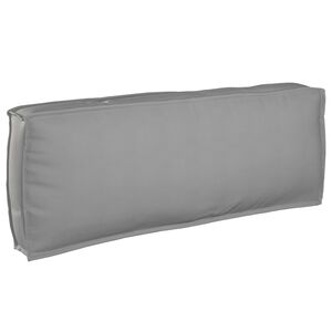 vidaXL Coussin Gris 120 x 40 x 12 cm Tissu Oxford