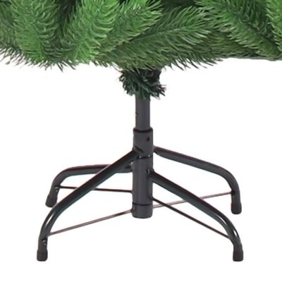 vidaXL Sapin de Noël artificiel Nordmann avec LED et boules Vert 150cm