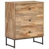 vidaXL Buffet Bois de teck recycl&eacute; 60x30x75 cm