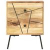 vidaXL Table de chevet 40x30x50 cm Bois de manguier massif