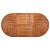 vidaXL Table de jardin 201x100x75 cm Bois d'acacia massif