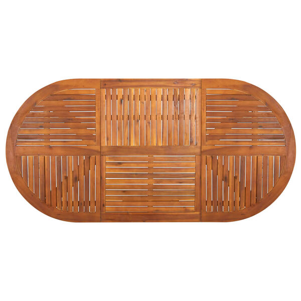 vidaXL Table de jardin 201x100x75 cm Bois d'acacia massif