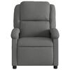 vidaXL Fauteuil inclinable gris fonc&eacute; tissu