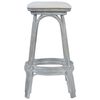 vidaXL Tabourets de bar lot de 2 gris Rotin