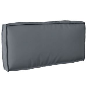 vidaXL Coussin Anthracite 80 x 40 x 12 cm Tissu Oxford