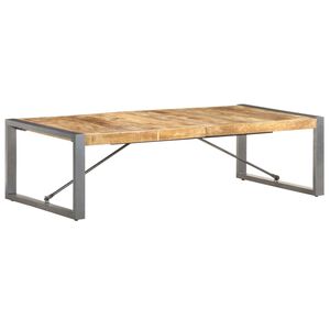 vidaXL Table basse 140x70x40 cm Bois de manguier brut