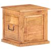 vidaXL Coffre 40x40x40 cm Bois d'acacia solide