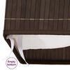 vidaXL Panier à linge rectangulaire Bambou Marron foncé