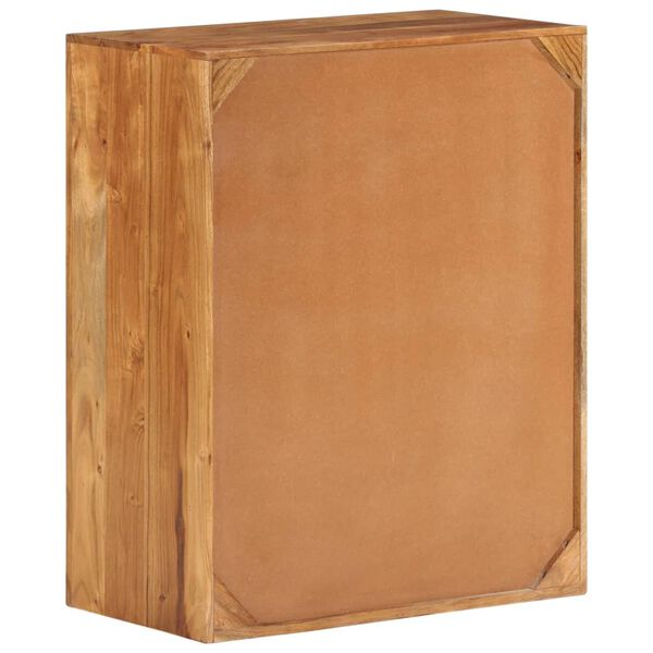 vidaXL Armoire &agrave; tiroirs 60x33x75 cm Bois d'acacia massif