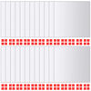 vidaXL Carreau de miroir 24 pcs Carr&eacute; Verre