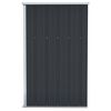 vidaXL Remise de jardin murale Anthracite 118x100x178 cm Acier