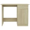 vidaXL Bureau Ch&ecirc;ne sonoma 100x50x76 cm Bois d&rsquo;ing&eacute;nierie