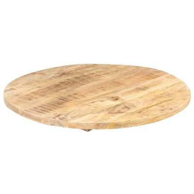 vidaXL Dessus de table Ø60x(2,5-2,7) cm bois de manguier massif