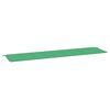 vidaXL Coussin de banc de jardin vert 200x50x3 cm tissu oxford