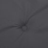 vidaXL Coussin de chaise longue anthracite m&eacute;lang&eacute; (75+105) x 50 x 4 cm
