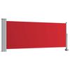 vidaXL Auvent lat&eacute;ral r&eacute;tractable de patio 100x300 cm Rouge