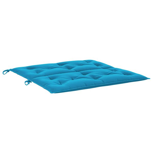 vidaXL Coussin de banc de jardin bleu clair tissu oxford