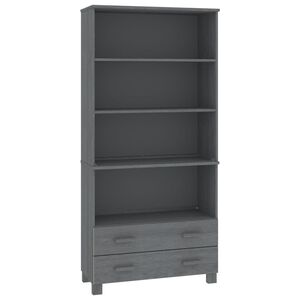 vidaXL Buffet HAMAR Bois massif de pin Gris foncé
