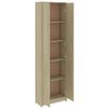 vidaXL Garde-robe de couloir Ch&ecirc;ne sonoma 55x25x189 cm Bois ing&eacute;nierie