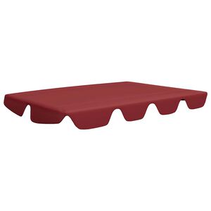 vidaXL Toit de rechange balançoire bordeaux 150/130x105/70 cm