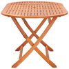 vidaXL Table de jardin pliable 160x85x74 cm Bois d'eucalyptus solide