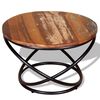 vidaXL Table basse Bois de r&eacute;cup&eacute;ration massif 60x60x40 cm