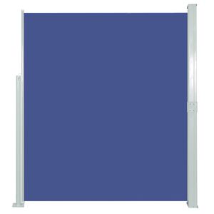 vidaXL Auvent latéral rétractable 160 x 500 cm Bleu