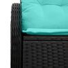 vidaXL Canap&eacute; de jardin avec coussin 121 x 62 x 69 cm polyrotin