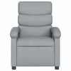 vidaXL Fauteuil inclinable gris clair tissu