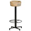 vidaXL Tabourets de bar lot de 2 76 cm bois de manguier massif