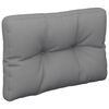 vidaXL Coussins de palette lot de 2 gris tissu