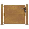 vidaXL Portail de jardin 100x100 cm en acier Corten