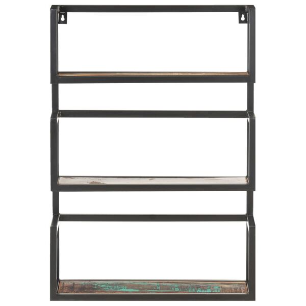 vidaXL &Eacute;tag&egrave;re murale 60x20x85 cm Bois de r&eacute;cup&eacute;ration massif