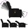 vidaXL Fauteuil de massage inclinable noir similicuir