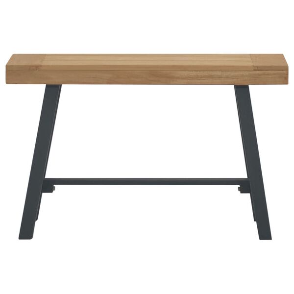 vidaXL Banc 80 cm Bois massif de teck