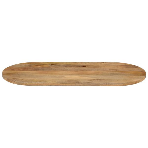 vidaXL Dessus de table 110x40x3,8 cm ovale bois massif de manguier