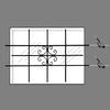 Grilles de s&eacute;curit&eacute; pour fen&ecirc;tre 69 x 114 cm