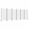 vidaXL Cloison de s&eacute;paration 6 panneaux Blanc 520x180 cm Tissu