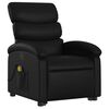 vidaXL Fauteuil inclinable de massage noir similicuir