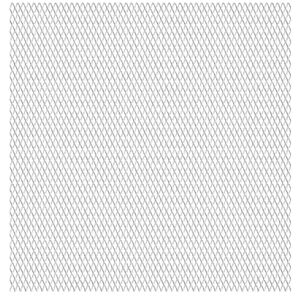 vidaXL Panneau de grillage de jardin Acier inox 100x85 cm 30x17x2,5 mm
