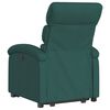 vidaXL Fauteuil inclinable &eacute;lectrique vert fonc&eacute; tissu