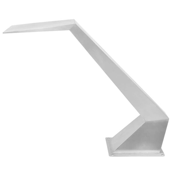 vidaXL Fontaine d'&eacute;tang Acier inoxydable 64 x 30 x 52 cm Argent&eacute;