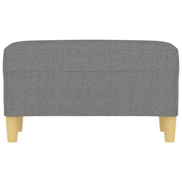 vidaXL Banc Gris foncé 70x35x41 cm Tissu