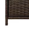 vidaXL Armoire de rangement de jardin marron 83x45x76cm résine tressée