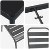 vidaXL Ensemble de salle &agrave; manger pour jardin 5 pcs Anthracite
